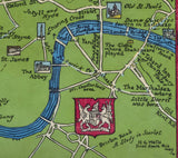 1927 Map of the British Isles United Kingdom