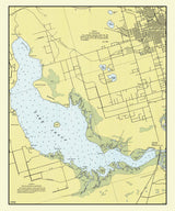 1998 Map of Lake Jesup Sanford Florida