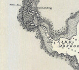 1895 Nautical Chart of St Johns River from Palatka to Lake Monroe