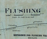 1859 Map of Flushing New York