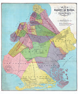 1869 Map of Kings County New York