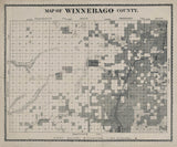 1900 Map of Winnebago County Iowa