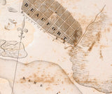 1839 Map of Beaufort Harbour North Carolina