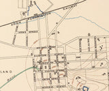 1865 Town Map of Huntsville Alabama