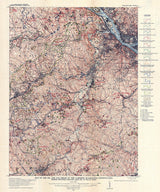 1910 Map of Carnegie Quadrangle Pennsylvania Oil and Gas Fields