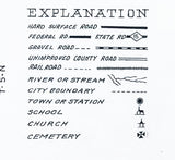 1920 Map of Genesee County Michigan