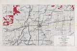 1925 Map of Rusk County Wisconsin