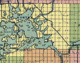 1926 Map of Sawyer County Wisconsin