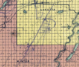 1926 Map of Sawyer County Wisconsin