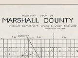 1928 Map of Marshall County Minnesota