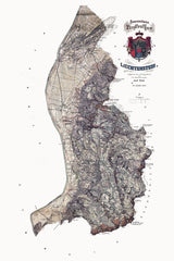 1871 Map of Liechtenstein
