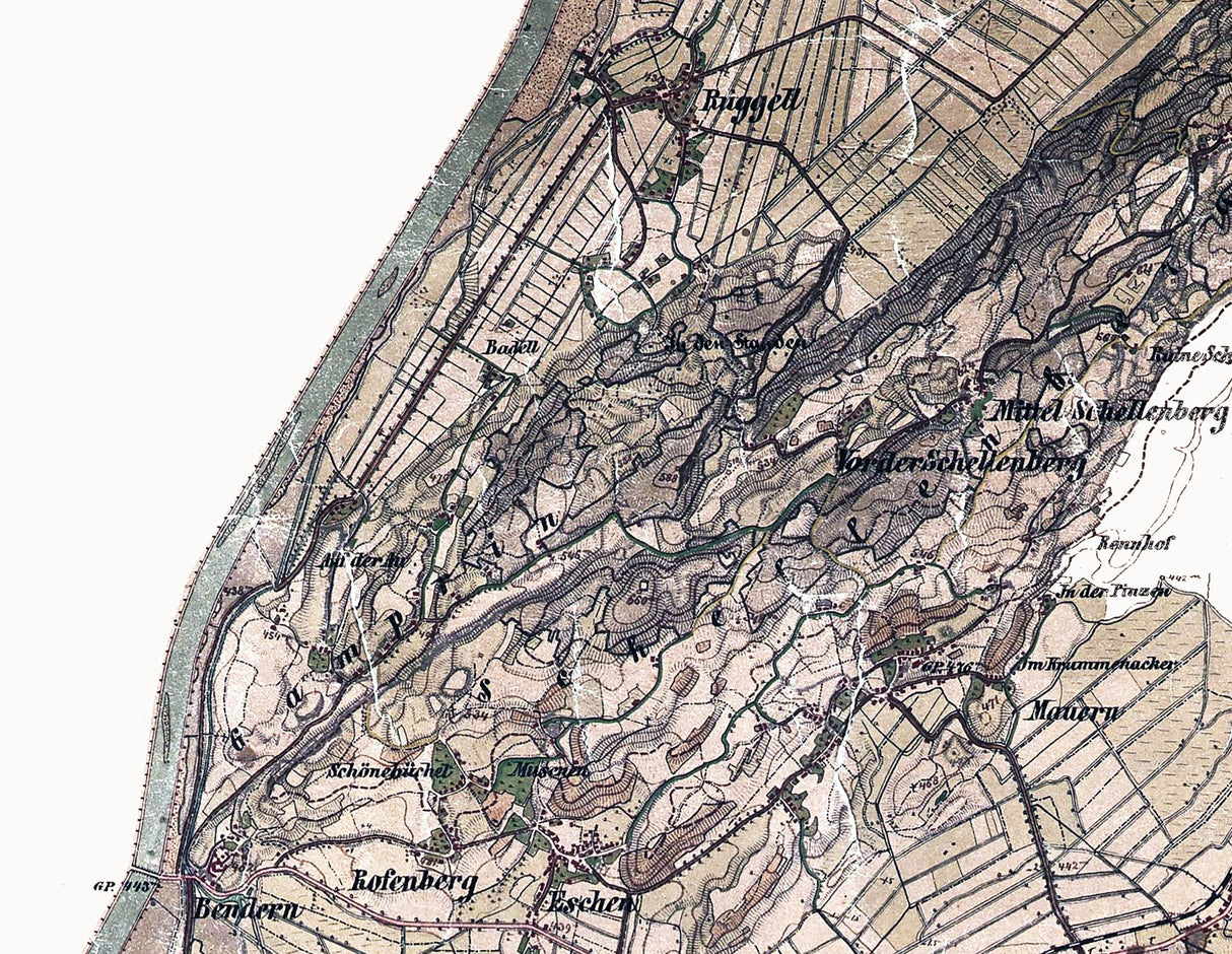 1871 Map of Liechtenstein