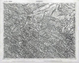 1877 Map of Staremiasto Galicia Region Austro Hungarian Empire