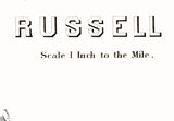 1865 Map of Russell Township St Lawrence County New York
