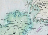 1803 Map of The United Kingdom and Coast of France