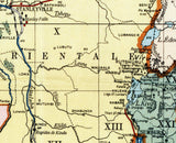 1879 Map of Congo Democratic Republic
