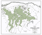 1903 Map of Asquam Lake New Hampshire