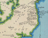 1927 Map of the British Isles United Kingdom
