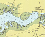 1998 Map of Lake Jesup Sanford Florida