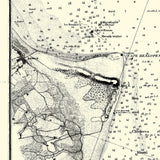 1881 Nautical Chart of Delaware Entrance