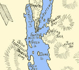 1896 Map of Lake George New York