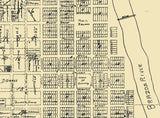 1869 Map of Waco Texas