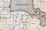 1901 Mineral Map of Lake County California