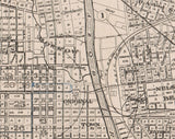 1913 Map of Waco Texas