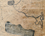 1855 Town Map of Fryeburg Maine