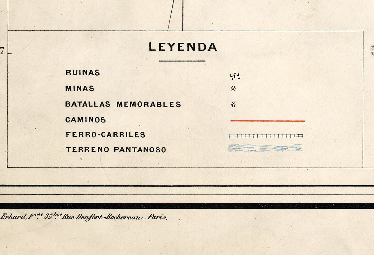 1893 Map of Lake Titicaca Peru and Bolivia