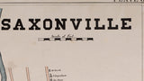 1895 Map of Saxonville Massachusetts