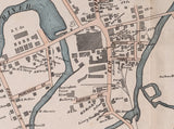 1895 Map of Saxonville Massachusetts