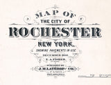 1900 Map of Rochester New York