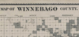 1900 Map of Winnebago County Iowa