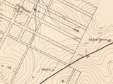 1865 Town Map of Columbia Tennessee