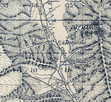1899 Map of Fish Lake Utah Sevier Piute and Wayne County