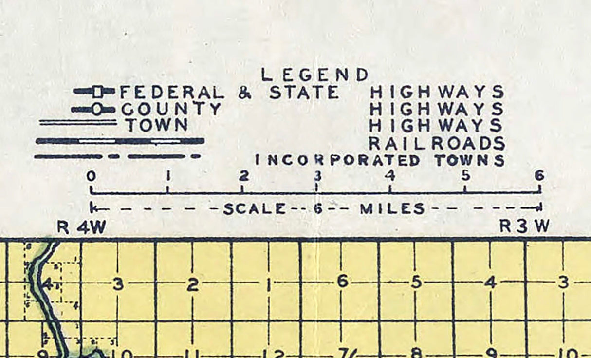 1926 Map of Sawyer County Wisconsin