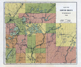 1926 Map of Sawyer County Wisconsin
