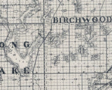 1926 Map of Washburn County Wisconsin