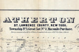 1858 Map of Atherton St Lawrence County New York