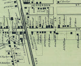 1868 Map of Camden and Felton Kent County Delaware