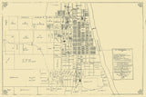 1869 Map of Waco Texas