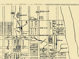 1869 Map of Waco Texas