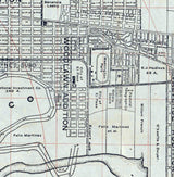 1914 Map of El Paso Texas