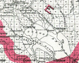 1914 Map of Lake County California