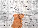 1902 Map of the Creek and Seminole Nations Indian Territory