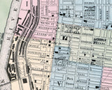 1879 Map of Manchester New Hampshire