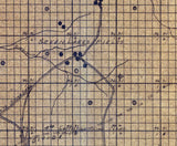 1915 Map of McKinley County New Mexico Oil Wells