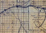 1915 Map of McKinley County New Mexico Oil Wells