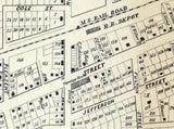1858 Map of Quincy Branch County Michigan